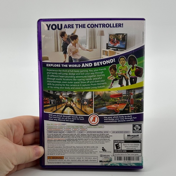 Xbox 360 Kinect Adventures Game Avatar Action Kinect Sensor Multiplayer Active - Picture 3 of 7